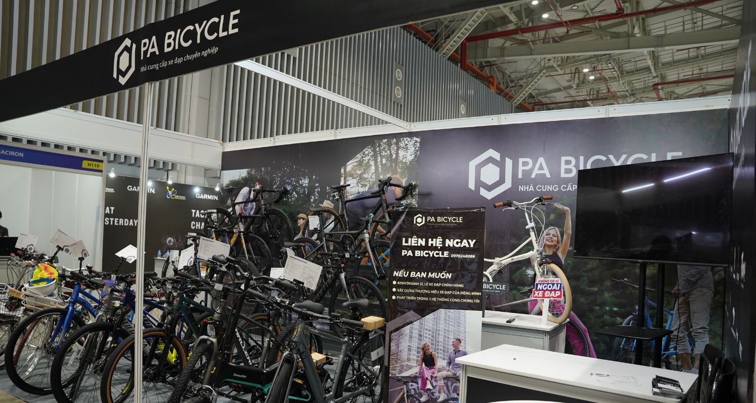 Hàng loạt mẫu xe đạp tại gian hàng PY Bicycle